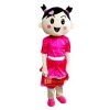 Girl Cartoon Mascot Costume Plush with Mask
