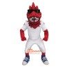 Glasses Power Dinosaur Cartoon Mascot Costume