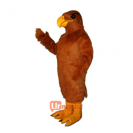 Golden Hawk Cartoon Costume Mascot