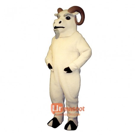 Grandpa Goat Cartoon Costume Mascot
