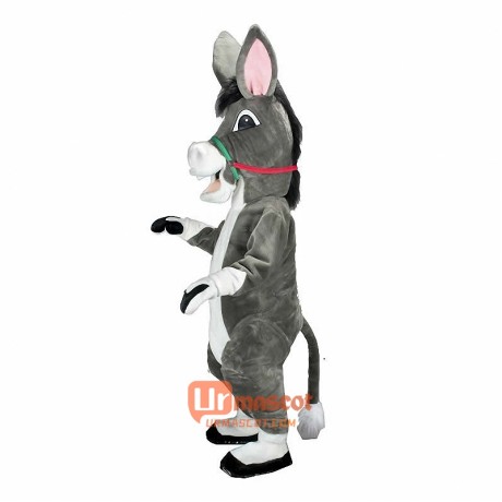 Gray Donkey Custom Cartoon Mascot Costume