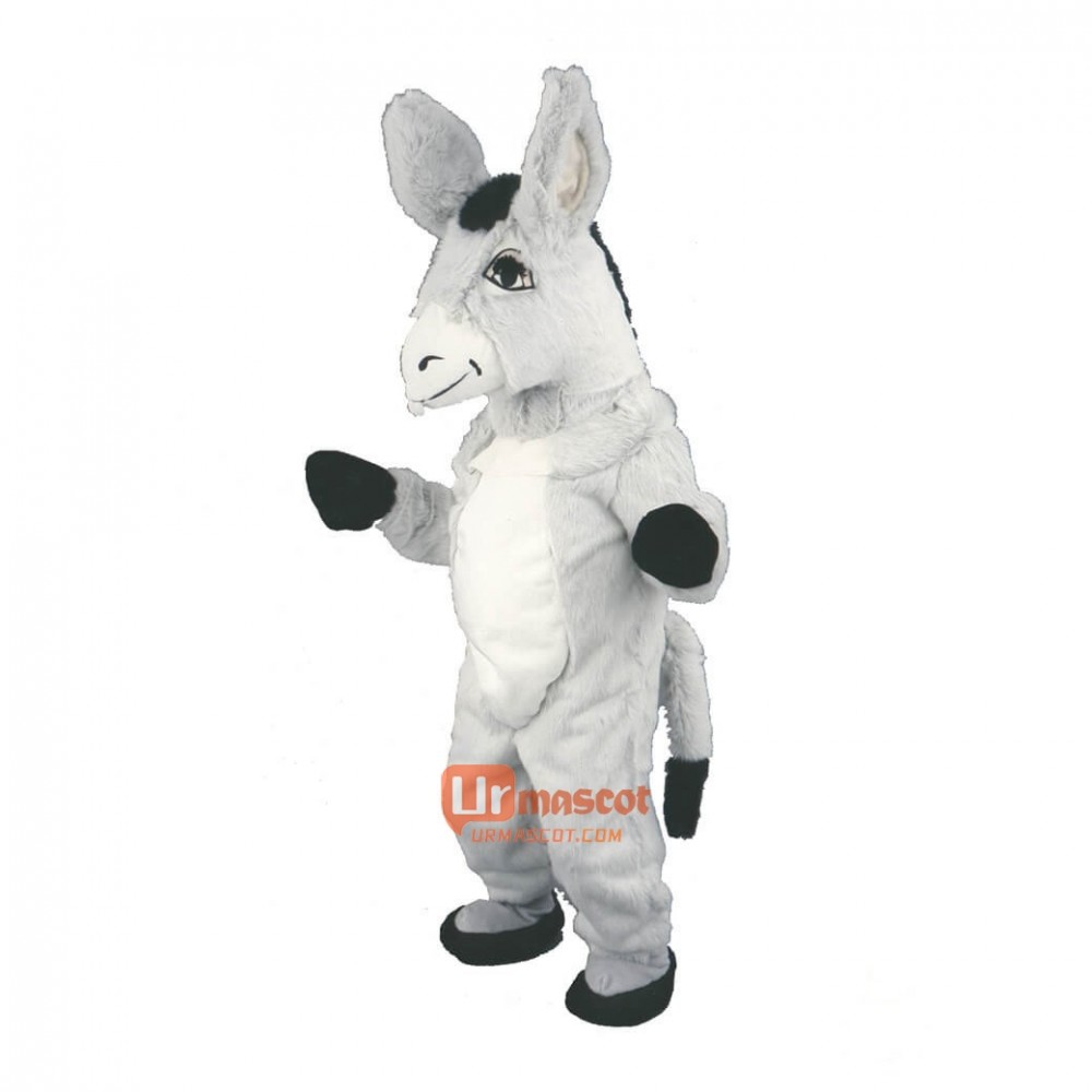 Gray Donkey Custom Cartoon Mascot Costume Free Shipping