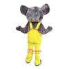 Gray Elephant Cartoon Mascot Costume Plush with Mask