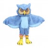 Gray Long-Haired Owl Cartoon Mascot Costume Plush with Mask