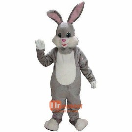 Gray Rabbit Cartoon Mascot Costume Cosplay Outfits