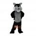 Gray Wolf Wolfish Cartoon Mascot Costume Plush with Mask