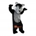 Gray Wolf Wolfish Cartoon Mascot Costume Plush with Mask