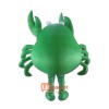Green Big Crab Character Mascot Cartoon Costume
