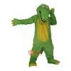 Green Crocodile Alligator Crocodilian Cayman Caiman Cartoon Mascot Costume Plush with Mask