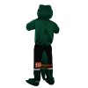 Green Crocodile Cartoon Mascot Costume Plush with Mask