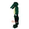 Green Crocodile Cartoon Mascot Costume Plush with Mask