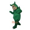 Green Devil Genius Monster Cartoon Mascot Costume Plush with Mask
