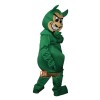 Green Devil Genius Monster Cartoon Mascot Costume Plush with Mask