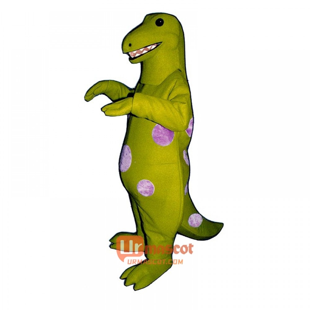 Green Dinosaur Cartoon Costume Mascot