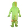 Green Dinosaur Cartoon Mascot Costume Plush with Mask