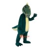 Green Dinosaur Dragon Crocodilian Cartoon Mascot Costume Plush with Mask