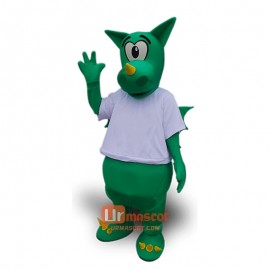 Green Dragon Mascot Costume Cosplay Outfits