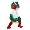Green Duck Cartoon Mascot Costume Plush with Mask