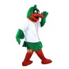 Green Duck Cartoon Mascot Costume Plush with Mask