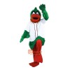 Green Duck Cartoon Mascot Costume Plush with Mask