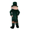 Green Dwarf elf Genius Cartoon Mascot Costume Plush with Mask