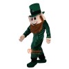 Green Dwarf elf Genius Cartoon Mascot Costume Plush with Mask