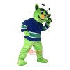 Green Elves Monsters Cartoon Mascot Costume Plush with Mask