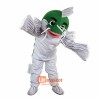 Green Fish Cartoon Mascot Costume Plush with Mask