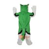 Green Fox Dog Husky Cartoon Mascot Costume Plush with Mask