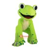Green Frog Cartoon Mascot Costume Plush with Mask