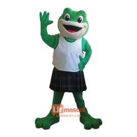 Green Frog Custom Cartoon Mascot Costume