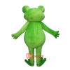 Green Frog Custom Mascot Cartoon Costume