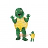 Green Happy Turtle Custom Cartoon Mascot Costume