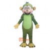 Green Monkey Custom Mascot Cartoon Costume