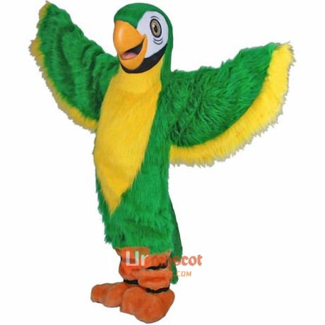 Green Parrot Cartoon Mascot Costume Cosplay Outfits