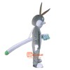 Grey Bugs bunny Rabbit Mascot Cartoon Costume