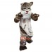 Grey Cat Cartoon Mascot Costume Plush with Mask
