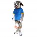 Grey Dog Cartoon Mascot Costume Plush with Mask