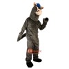 Grey Donkey Ass Cartoon Mascot Costume Plush with Mask