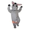 Grey Donkey Ass Jackass Burro Moke Neddy Cartoon Mascot Costume Plush with Mask
