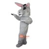 Grey Donkey Ass Jackass Burro Moke Neddy Cartoon Mascot Costume Plush with Mask