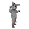 Grey Donkey Ass Jackass Burro Moke Neddy Cartoon Mascot Costume Plush with Mask