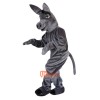 Grey Donkey Cartoon Mascot Costume Plush with Mask