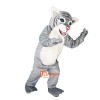 Grey Leopard Panther Cat Lynx Cartoon Mascot Costume Plush with Mask