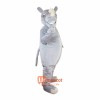 Grey Rhinocero Cartoon Mascot Costume Plush with Mask