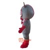 Grey Robot Mascot Cartoon Costume