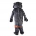 Grey Shar Pei Cartoon Mascot Costume Plush with Mask