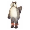 Grey Squirrel Cartoon Costume Mascot