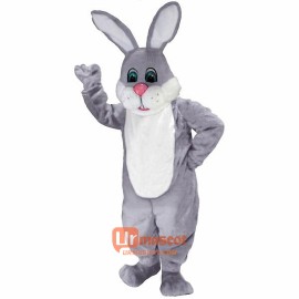 Grey White Lightweight Cartoon Mascot Costume Cosplay Outfits