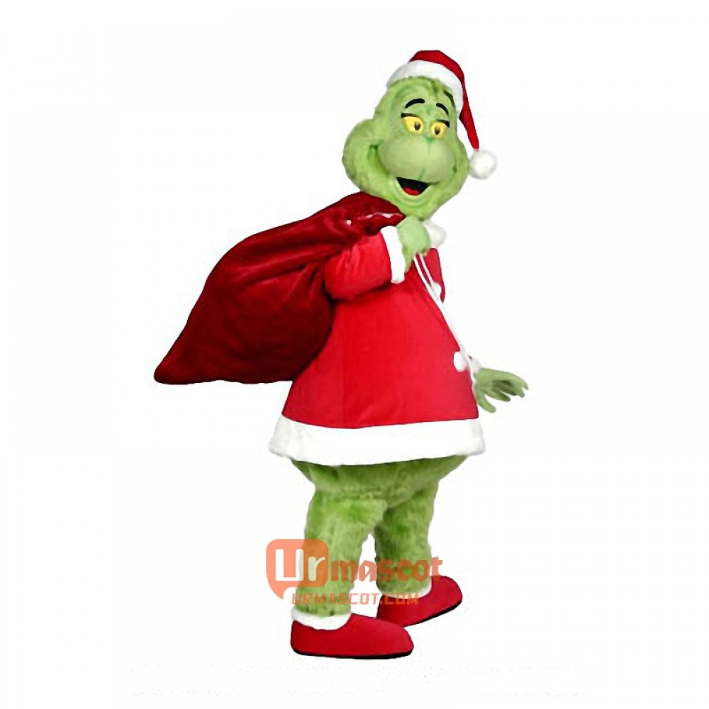 Grinch Mascot Costume Cosplay Outfits
